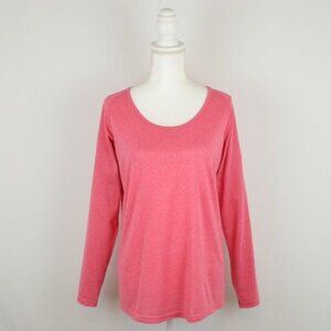 Helly Hansen X-Cool Women's Large Pink Scoop Neck Activewear Long Sleeve Tee